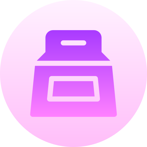 Бумажный пакет Basic Gradient Circular иконка