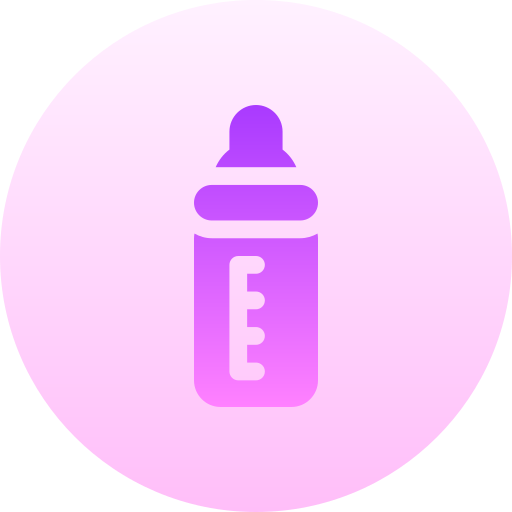 Бутылка молока Basic Gradient Circular иконка