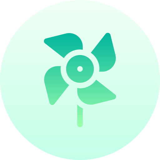 pinwheel Basic Gradient Circular icoon