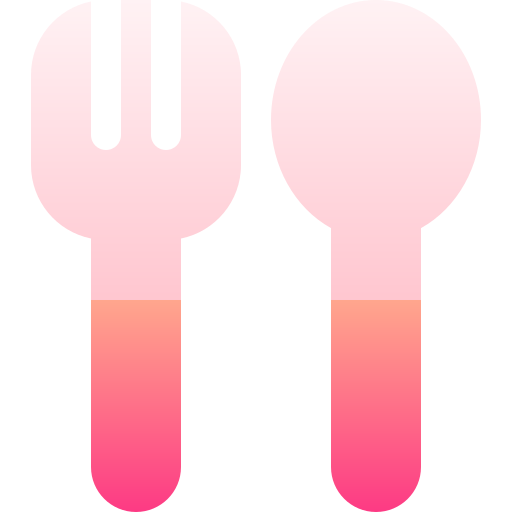 Baby cutlery Basic Gradient Gradient icon