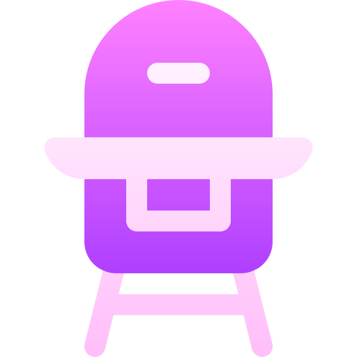 voedende stoel Basic Gradient Gradient icoon