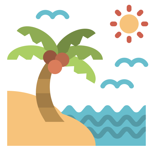 strand Generic Flat icoon