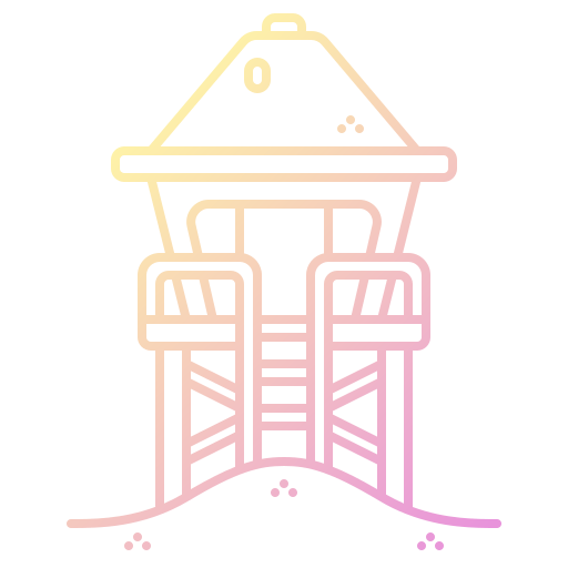 인명 구조 타워 Generic Gradient icon