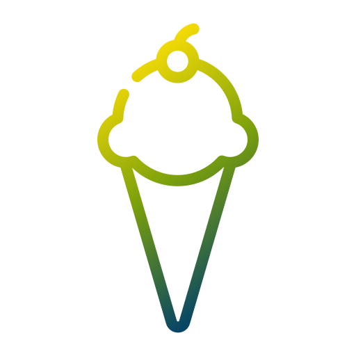 Ice cream cone Generic Gradient icon