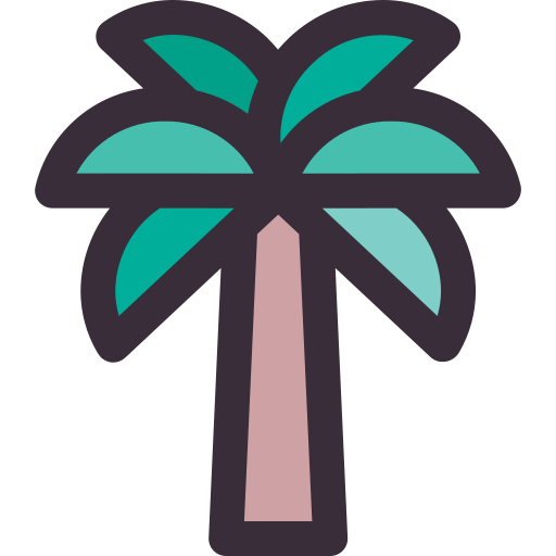 palmier Generic Outline Color Icône