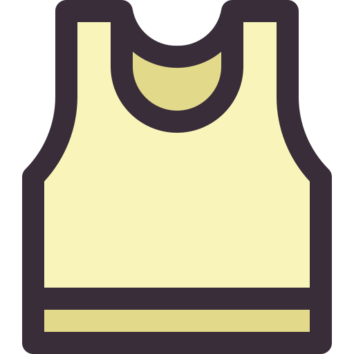 muskelshirt Generic Outline Color icon