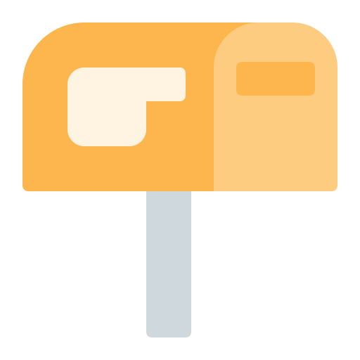 skrzynka pocztowa Generic Flat ikona
