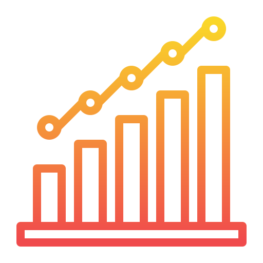 Statistics Generic Gradient icon