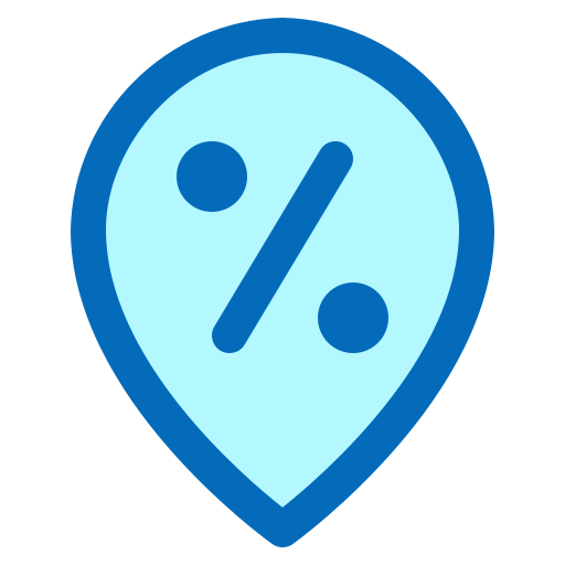 Pin de ubicación Generic Blue icono