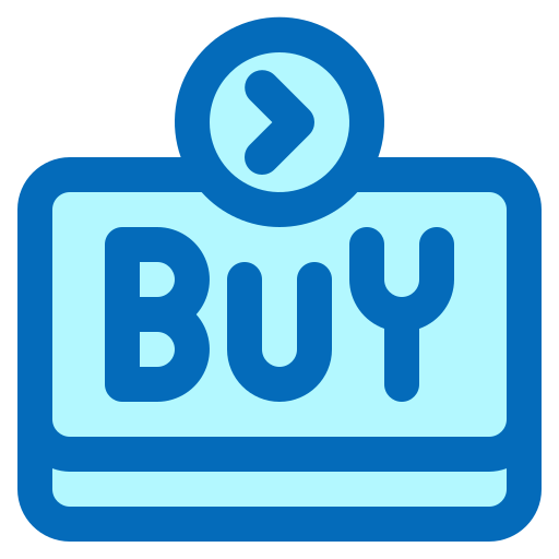 Botón de compra Generic Blue icono