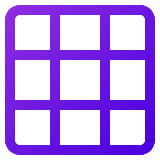 Grid Generic Gradient icon