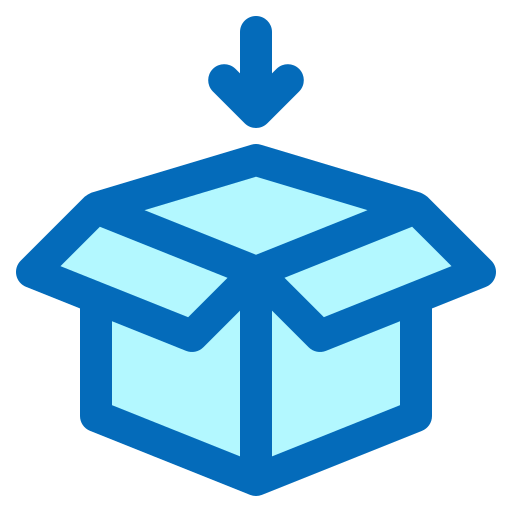 offene box Generic Blue icon