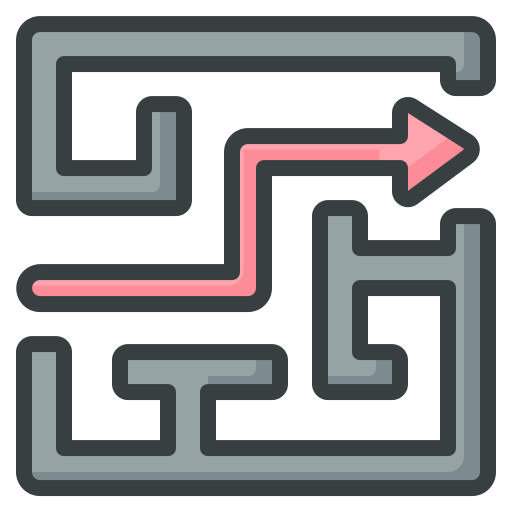 Maze Generic Outline Color icon