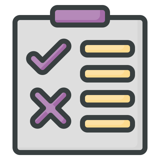 lista de tareas Generic Outline Color icono