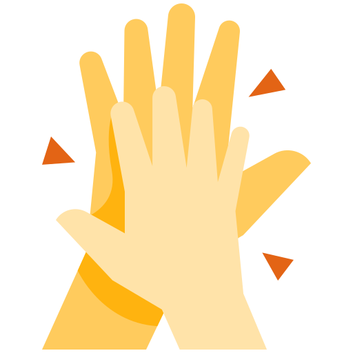 High five Generic Flat icon