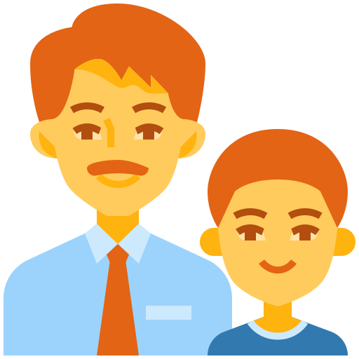 Father and son Generic Flat icon