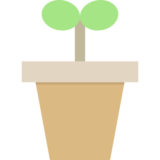 vaso de planta Generic Flat Ícone