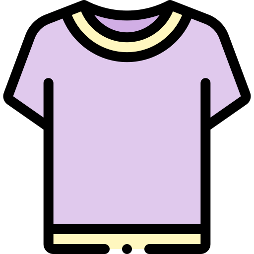 t-shirt Detailed Rounded Lineal color icon