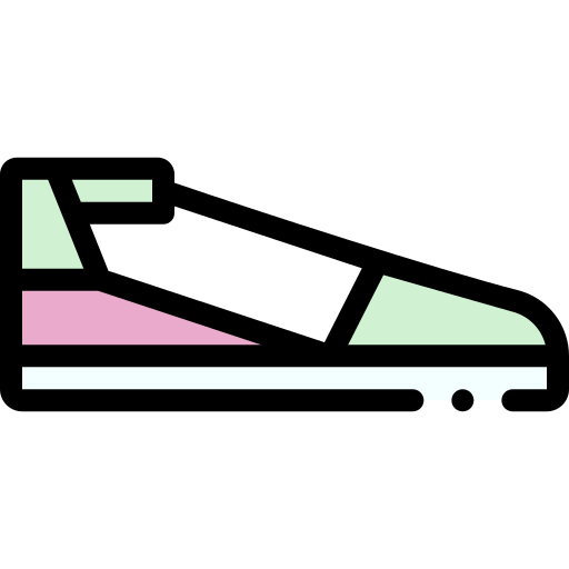 des sandales Detailed Rounded Lineal color Icône