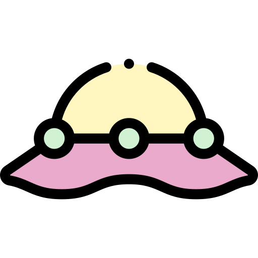 kapelusz pameli Detailed Rounded Lineal color ikona
