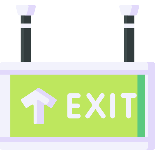 Exit Special Flat icon