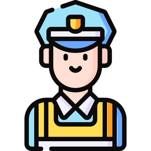 guardia de seguridad Special Lineal color icono