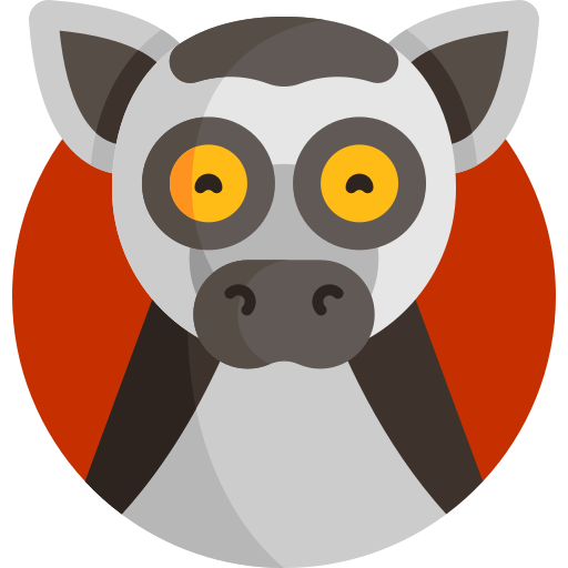 lemur Detailed Flat Circular Flat ikona