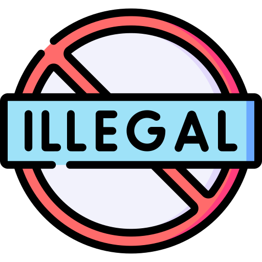 Illegal Special Lineal color icon