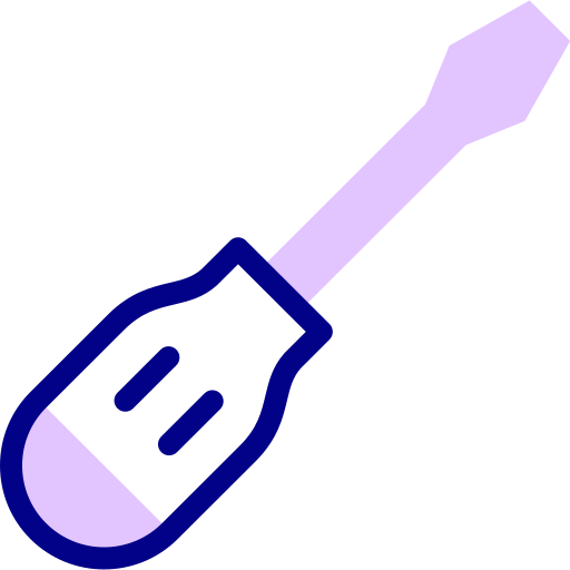 Screwdriver Detailed Mixed Lineal color icon
