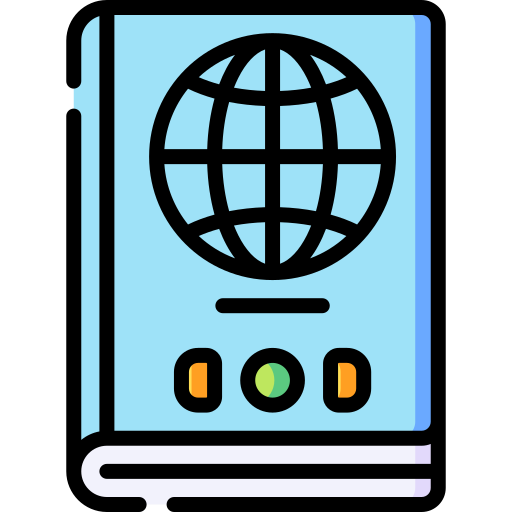 passaporto Special Lineal color icona