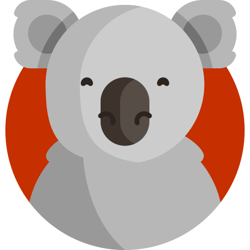 Koala Detailed Flat Circular Flat icon