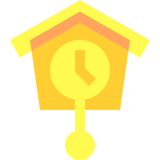 zegar z kukułką Basic Sheer Flat ikona