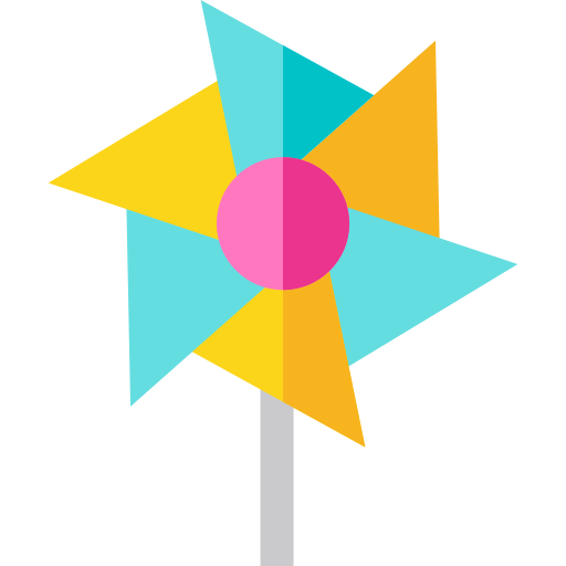 Pinwheel Basic Rounded Flat icon