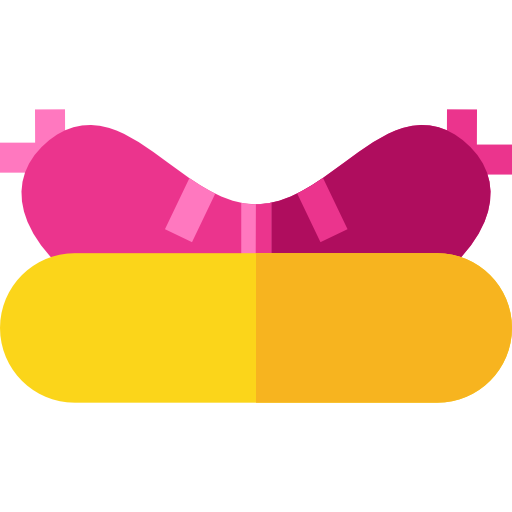 hotdog Basic Rounded Flat icon