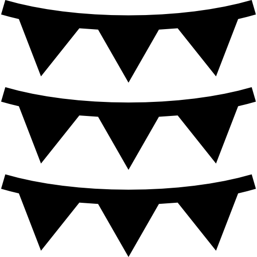guirnaldas Basic Rounded Filled icono