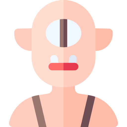 Cyclops Basic Rounded Flat icon