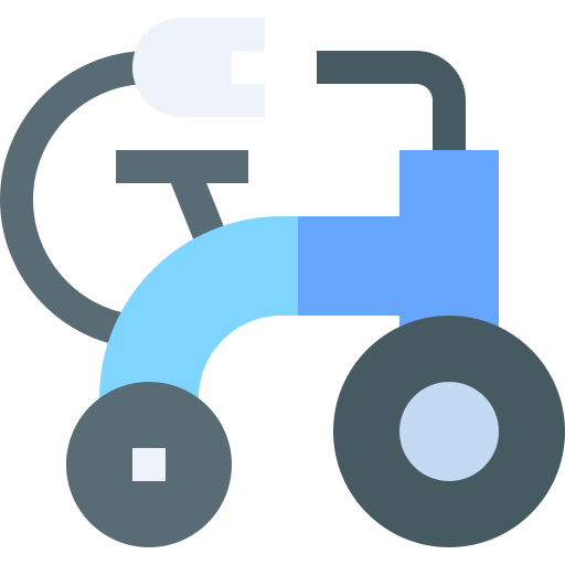 Bike Basic Straight Flat icon