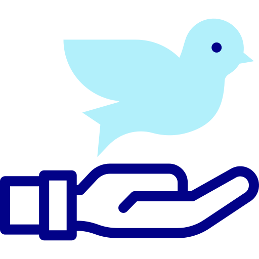 Bird Detailed Mixed Lineal color icon