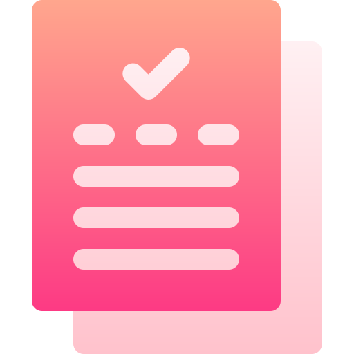 dokument Basic Gradient Gradient icon