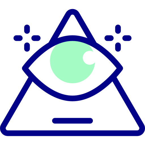 illuminati Detailed Mixed Lineal color icona