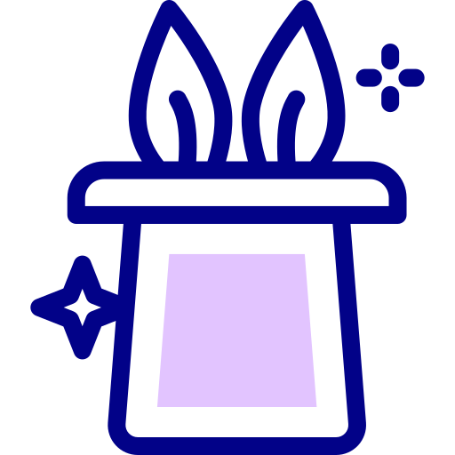 sombrero de conejito Detailed Mixed Lineal color icono