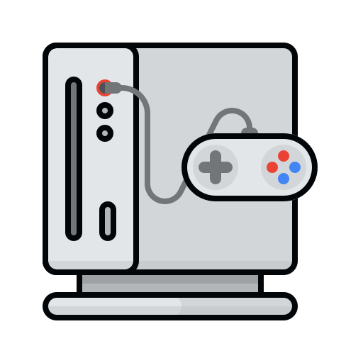 consola de juego Generic Outline Color icono