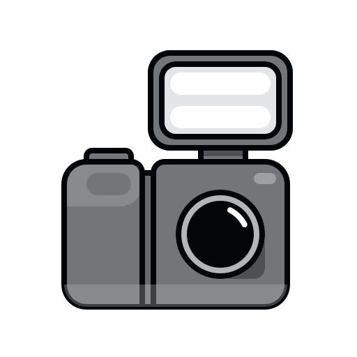 デジタル一眼レフカメラ Generic Outline Color icon