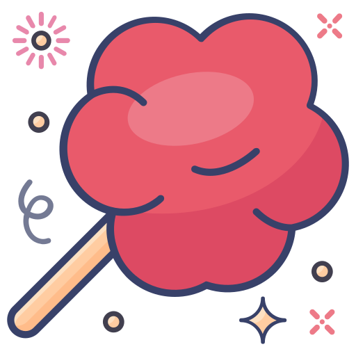 Cotton candy Generic Outline Color icon