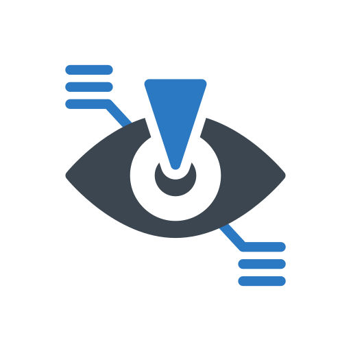 Überwachung Generic Blue icon