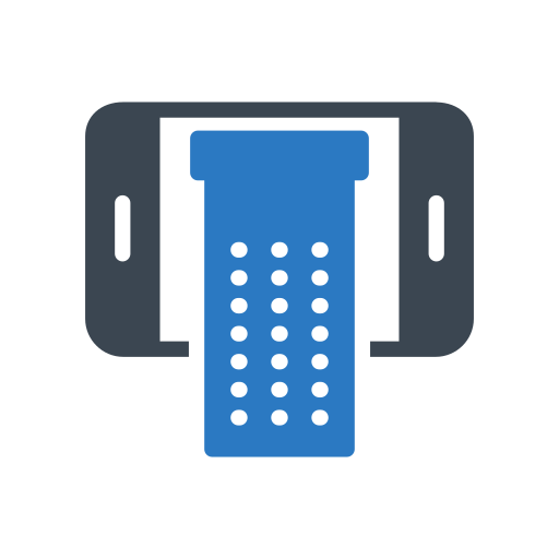 Phone Generic Blue icon