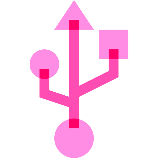 Usb connection Basic Sheer Flat icon
