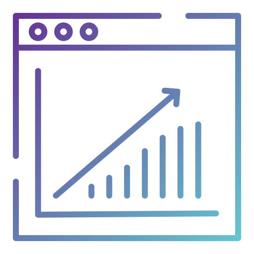 statistica Generic Gradient icona