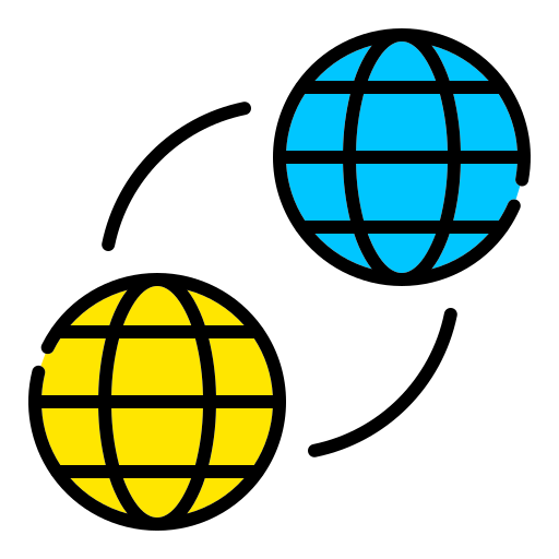 Global network Generic Outline Color icon