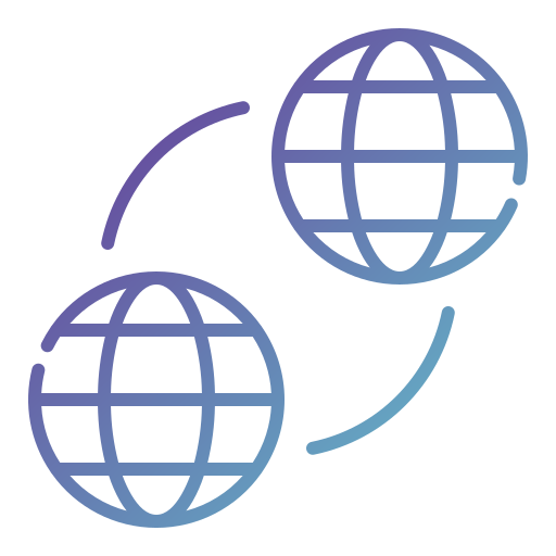sieć globalna Generic Gradient ikona